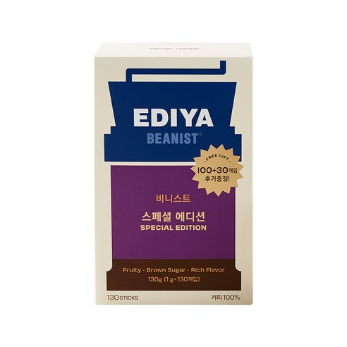 이디야 비니스트 스페셜 에디션 아메리카노 100T+30T - 로스팅홀빈 | 쿠팡