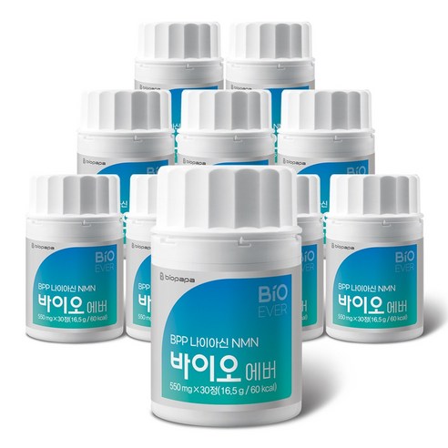 바이오파파 BPP 나이아신 NMN 바이오 에버 30정 × 1개