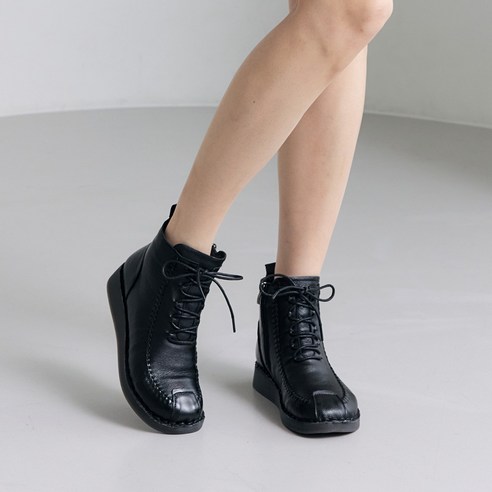 슈리오 여성 소가죽 발목 지퍼 앵클 숏 부츠 3cm 후기 분석 - 바닥 창 및 미끄럼 방지