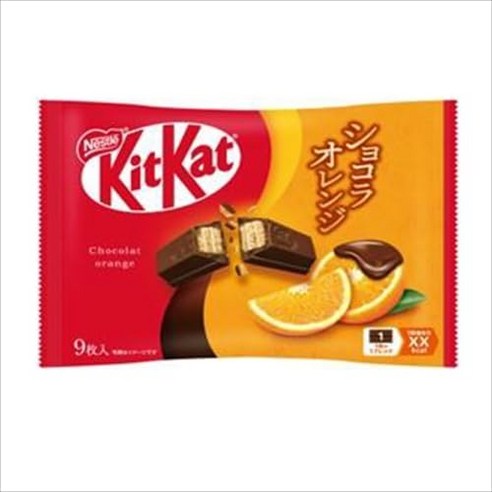 네슬레 일본 킷컷 쇼콜라 오렌지 9장