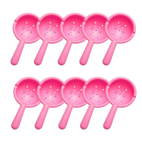 미니 뜰채 장난감 핑크뜰채10개 목욕장난감 물놀이, 1세트, 핑크