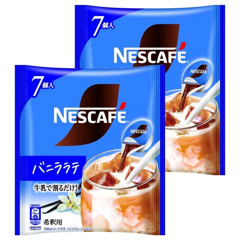 네스카페 바닐라 라테 포션, 11g, 2개, 7개입