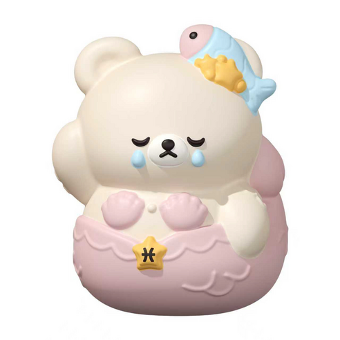 [Molynk] 별꿈서곡 별자리 스퀴시 말랑이 PU 느린복원 주물럭 성인용 키덜트 수집용 데스크 소품 선물, 1개, 물고기자리