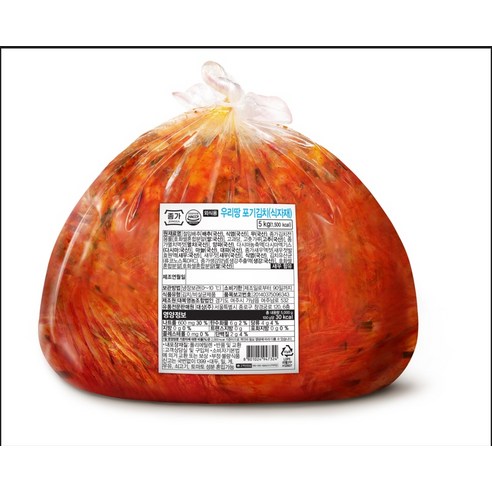 냉장 대상 종가 우리땅 포기김치 식자재 5kg