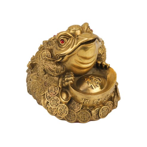 金蟾擺件三足金蟾招財進寶咬錢蟾蜍風水擺飾銅器工藝品- 傳統工藝品| 酷澎