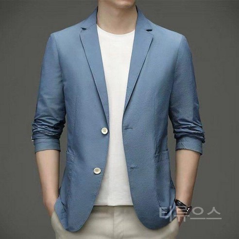 티류으스 남성 여름 블레이져 자켓 정장 자켓 가벼운 자켓 비즈니스 자켓 시원한 자켓 대형 사이즈 자켓