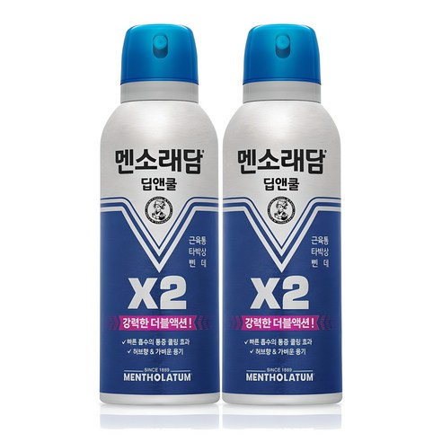 멘소래담 딥앤쿨 에어로솔 스프레이파스 150ml 1개입, 2개 실사용 후기 | 효과 있을까? - 상품 이미지 1