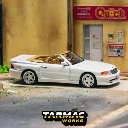 타막웍스 1/64 메르세데스 벤츠 SL 500 Koenig Specials White - GLOBAL64, 1개