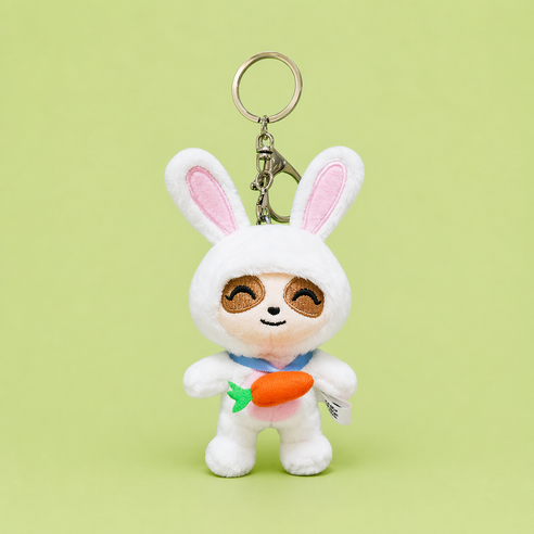 [공식정품] 리그 오브 레전드 롤 티모 키링 인형 4종 10cm / 선물 게임 굿즈 캐릭터 생일 크리스마스 게이밍 어린이날 가방고리 키링인형 열쇠고리, 1개, 04. 복실복실 티모 키링인형