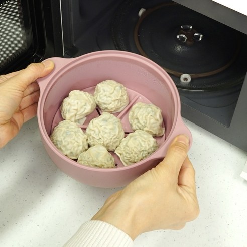 실리가든 국산 실리콘 냄비 찜기 1300ml, 레드, 1개 후기 분석 - 소재 근접샷