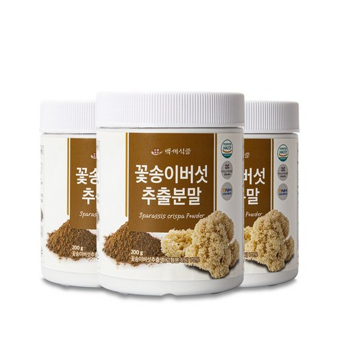 꽃송이버섯 추출분말 200g HACCP 200g, 1개 이미지 3