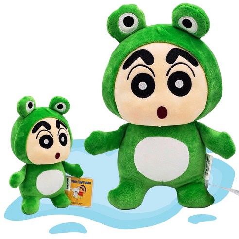 DB 짱구 개구리버전 인형 25cm 정품 KC인증 짱구는못말려