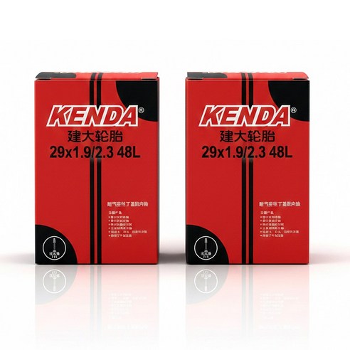 탑모아 KENDA 29인치 MTB 프레스타 자전거 튜브, 2개