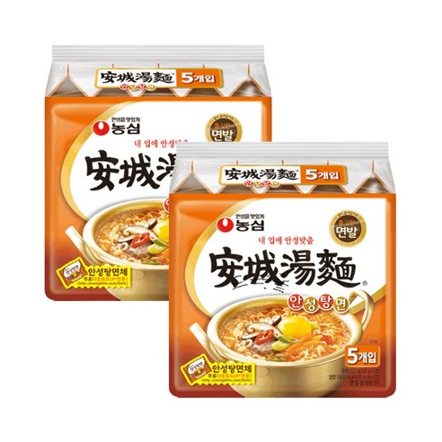 농심 안성탕면 125g, 10개