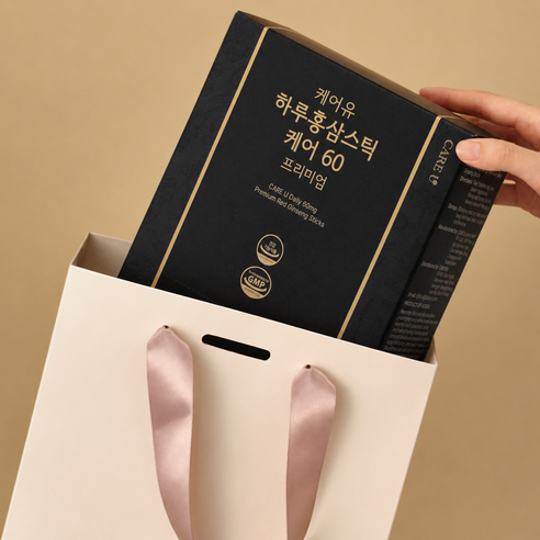 케어유 케어60 프리미엄 6년근 진세노사이드 60mg 고려 홍삼스틱 + ... 맛있게 먹은 솔직 후기 - 상품 이미지 3