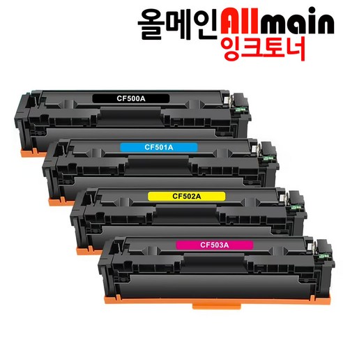 HP호환 MFP M254dn 칼라4색세트 선명한출력CF500A - 토너 | 쿠팡