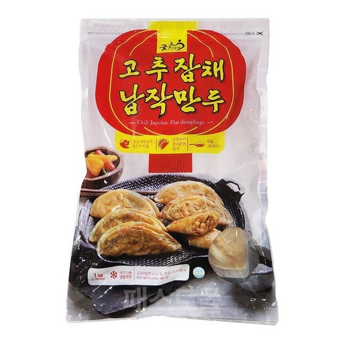굿프랜즈 고추잡채 납작만두 1000g, 1kg, 1개