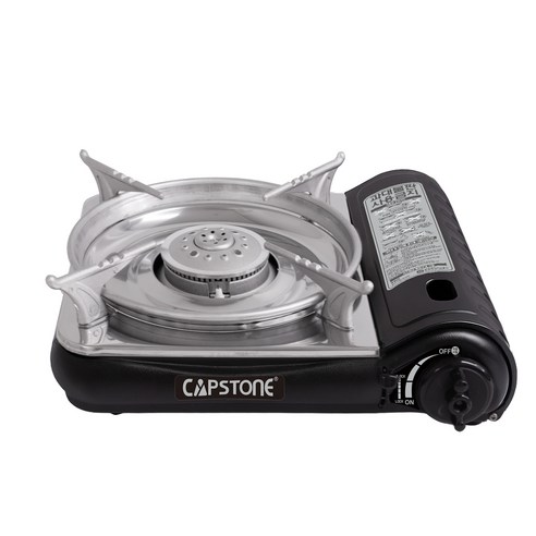 캡스톤 버너 고화력 휴대용 가스렌지 스마일 CS-100 / 바람막이 / 샌드블랙 이미지 2