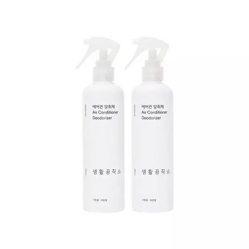 생활공작소 에어컨 탈취제, 300ml, 2개