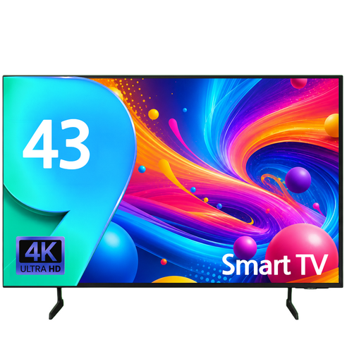 삼성 4K UHD 스마트TV 2025년형 넷플릭스 유튜브 티비 벽걸이 상하좌우형, 방문설치, 벽걸이상하좌우형, 108cm(43인치)