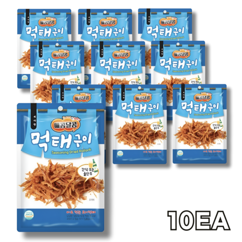 세아랑 매콤달콤 먹태구이, 40g, 10개