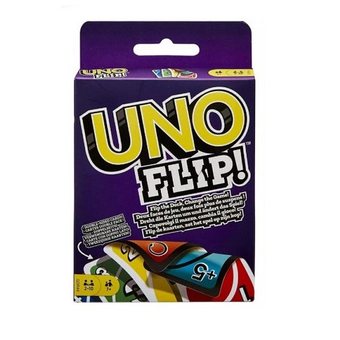 UNO 플립 보드게임, 혼합색상, 1개
