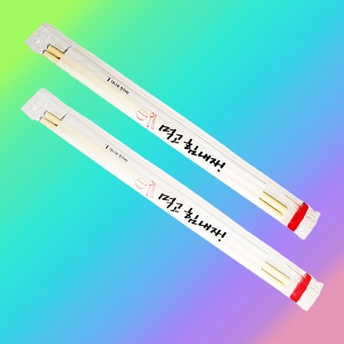 대나무 젓가락 200mm 비닐개별포장 프리미엄, 1개, 3000개