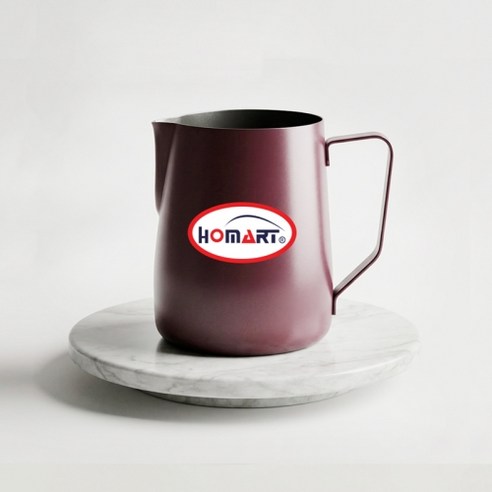 홈아트 테프론 스팀피처 밀크저그 350ml(퍼플), 퍼플, 1개
