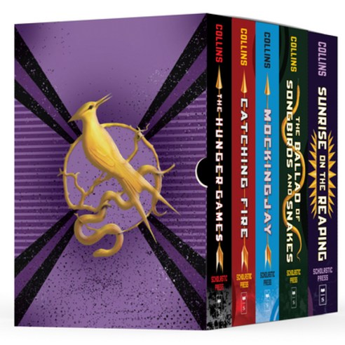 (영문도서)Hunger Games 5-Book Hardcover Box Set (the Hunger Games Catching Fire Mockingj... Boxed Set, Scholastic Press, English, 9781546178774