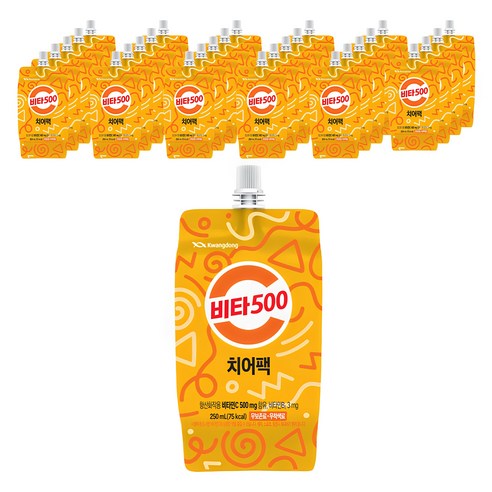 비타500 치어팩 250ml, 30개 맛있게 먹은 솔직 후기 - 상품 이미지 1
