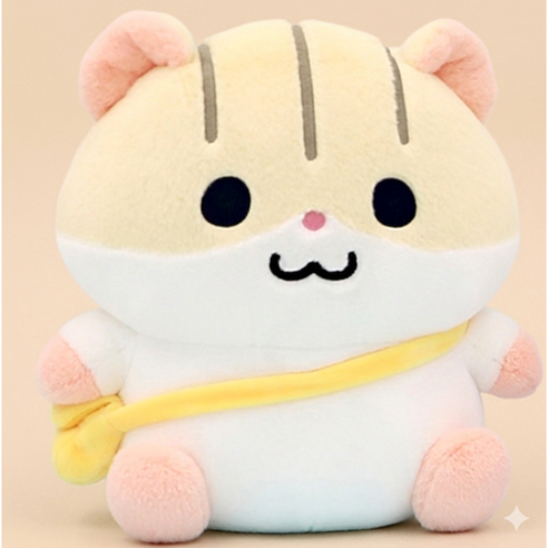 햄랑이 인형 25cm 공식라이선스 정품 햄스터 이모티콘 캐릭터, 1개