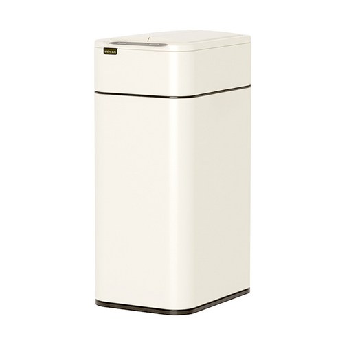 다룸 스마트 자동 센서 냄새 차단 쓰레기통 30L+ 전용봉투, 아이보리