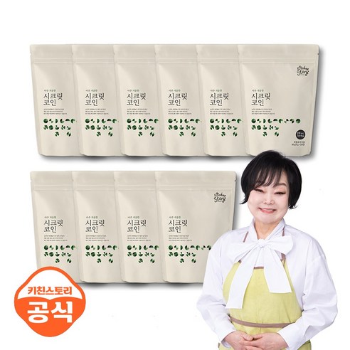 (키친스토리공식) 빅마마 이혜정 개운한 맛 시크릿코인, 80g, 10개