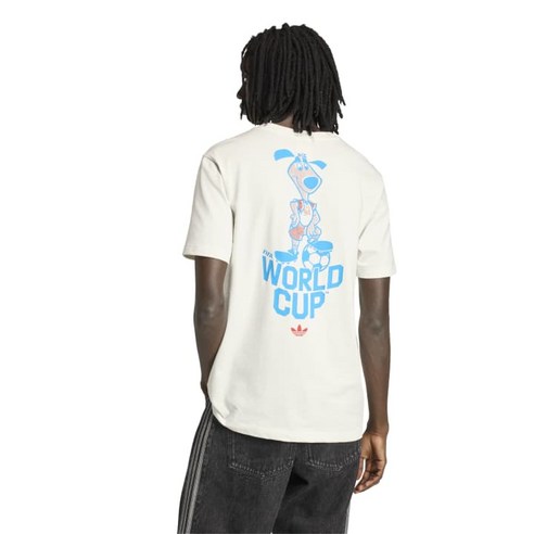 [아디다스] 남성 FIFA WORLD CUP 26 스트라이커 마스코트 티셔츠 아디다스 남성 반팔 티 아디다스 남성 면 반팔 티 편한 반팔 티 루즈 핏 반팔 티 KB6216