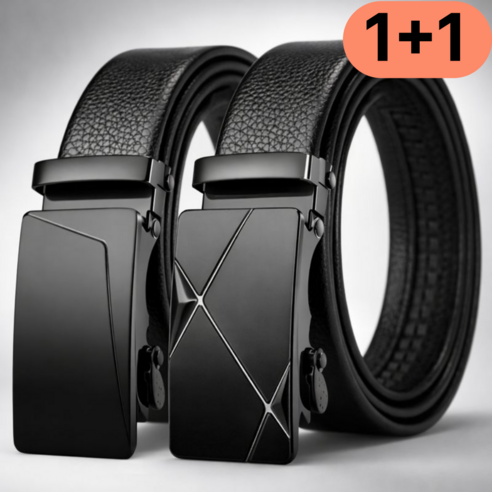 모드앤맨 남성 벨트 자동 가죽 1+1