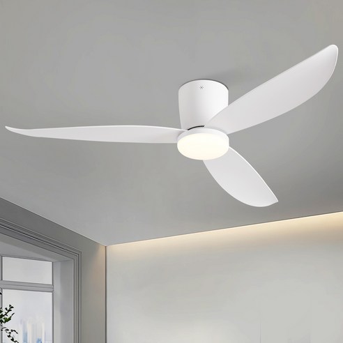 joxy LED 15W 3색모드 저소음 선풍기등 리모컨 포함 HG-8163, 흰색