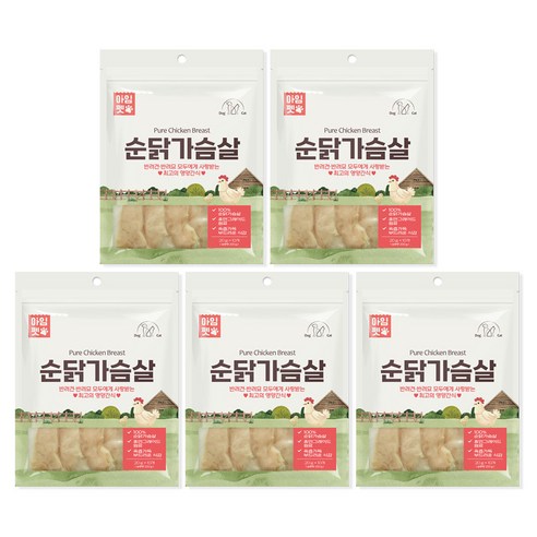 아임펫, 5개, 200g, 순닭가슴살