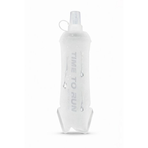 타임투런 소프트 플라스크 W-MX 러닝 물통 런닝 물병, 화이트, 1개, 500ml