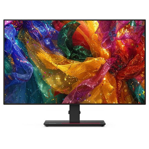 레노버 QHD 27인치 모니터 IPS 광시야각 피벗 높낮이 USB PD 사무용 게이밍 P27h-20