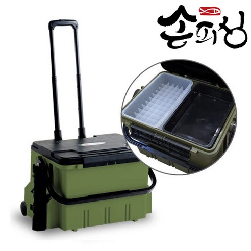 손피싱 캐리어 멀티 태클박스 로드거치대 세트 에기 케이스 루어 선상 낚시