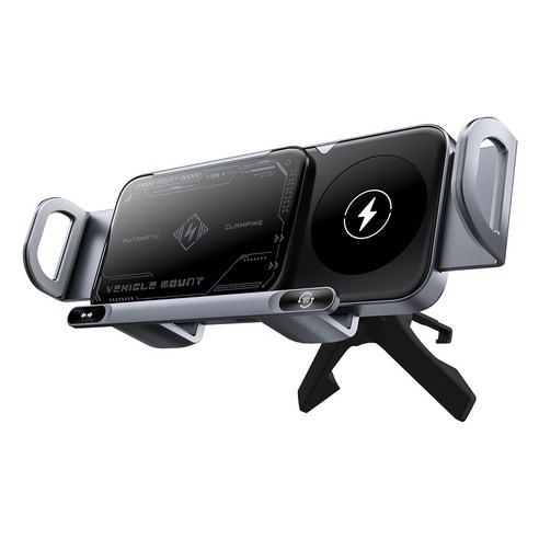 15W 초고속 충전 접이식스크린 차량용 스마트 거치대 자동 회전 +1초 ... 실사용 후기 | 효과 있을까? 썸네일