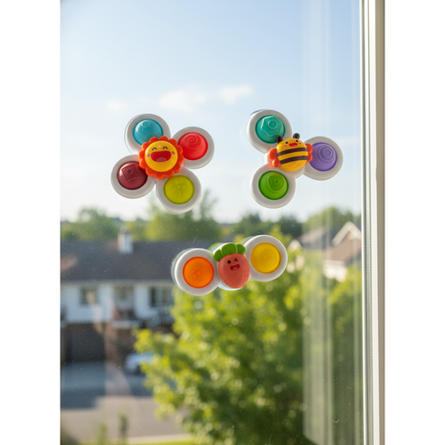 리틀그립 유아용 흡착 회전 스피너 딸랑이 3종 이미지 3