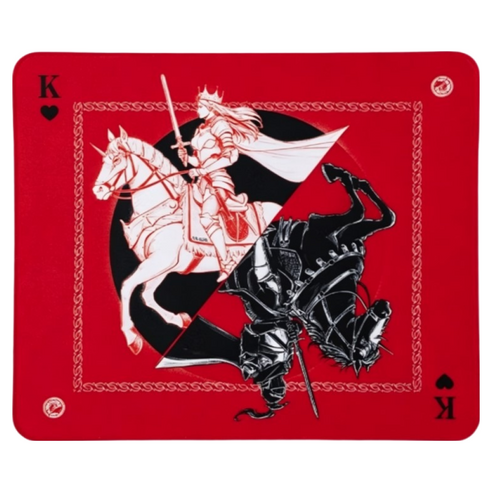 에이티케이 배틀나이트 디자인 마우스 패드 490x420x4mm, 1개, 레드