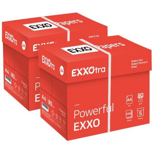 엑소트라 복사용지 80g, A4, 5000개