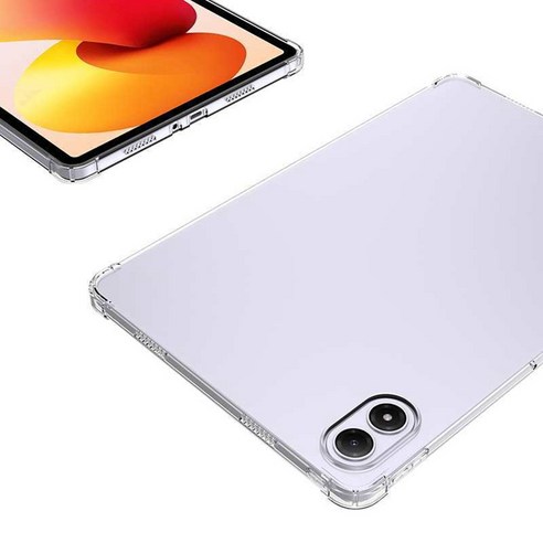 케이스나라 샤오미 레드미 패드2 프로 12.1 XiaoMi Redmi Pad2 Pro 호환 투명 젤리 케이스 커버, 1개