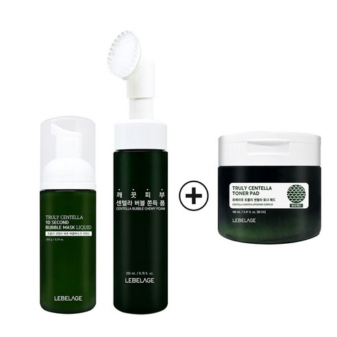 르베라쥬 센텔라 버블 쫀득 폼 클렌저200ml+버블 마스크 리퀴드 세트 ... 솔직 후기 | 실사용자 리뷰 분석 썸네일