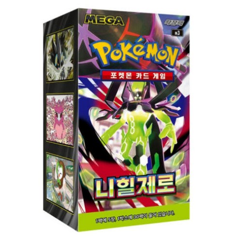 포켓몬카드 MEGA 확장팩 니힐제로 1박스 30팩, 단일