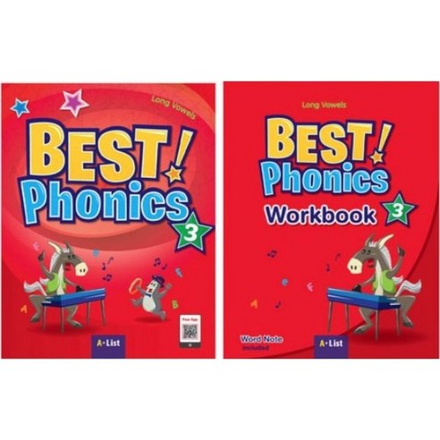 Best Phonics 3 with App 본책+워크북 (전2권), A*List, 초보자