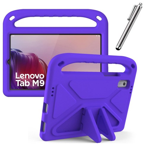 레노버탭 M9 호환 케이스 에바폼 스탠딩 커버 TB-310FU 아이친구 Lenovo Tab M9 9inch, 퍼플