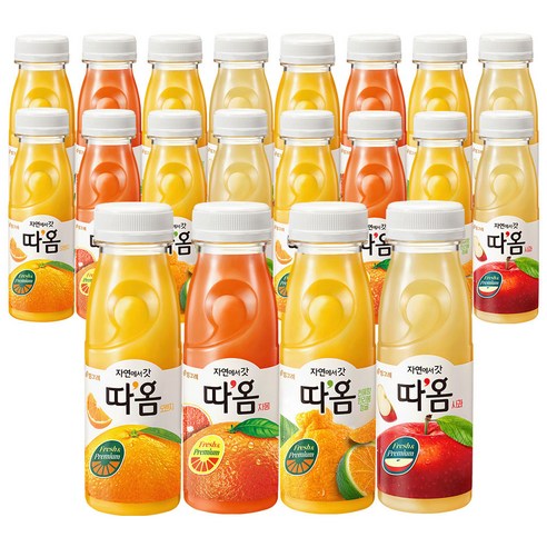 빙그레 따옴 주스 235ml 자몽5+오렌지5+사과5+천혜향5